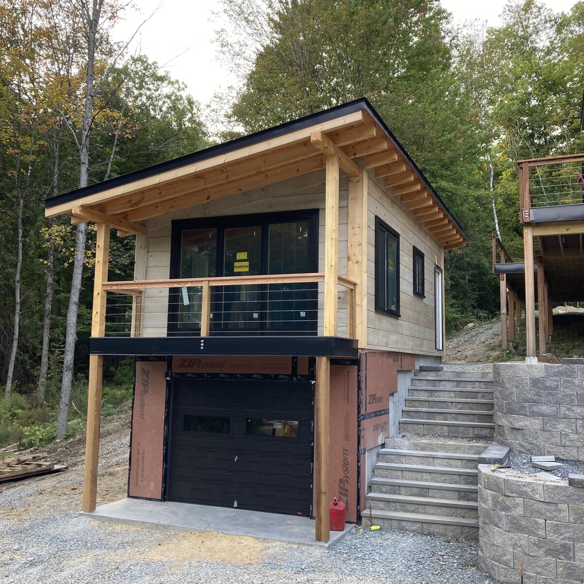 Timber Frame Garage & ADU